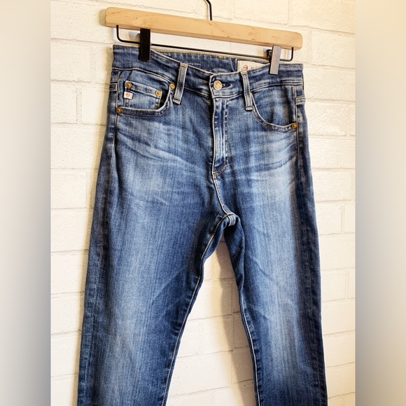 AG Adriano Goldschmied Farrah Ankle High Rise Med Wash Blue Skinny Jeans 26 R - Picture 3 of 8